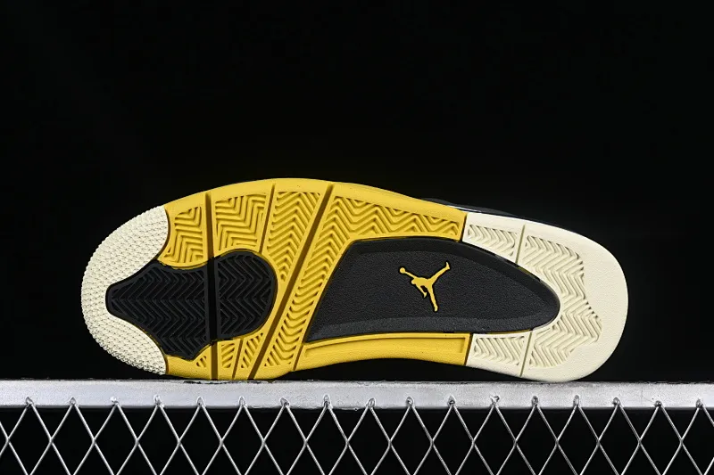 All categories Air Jordan Jordan series basketball shoes Air Jordan 4 L version Air Jordan 4 Retro "Vivid Sulfur" AJ4 Joe 4 White Thunder AQ9129-101